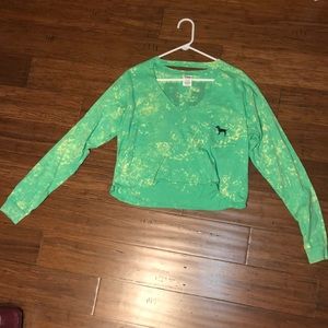 Woman’s PINK tie dye size large long sleeve shirt